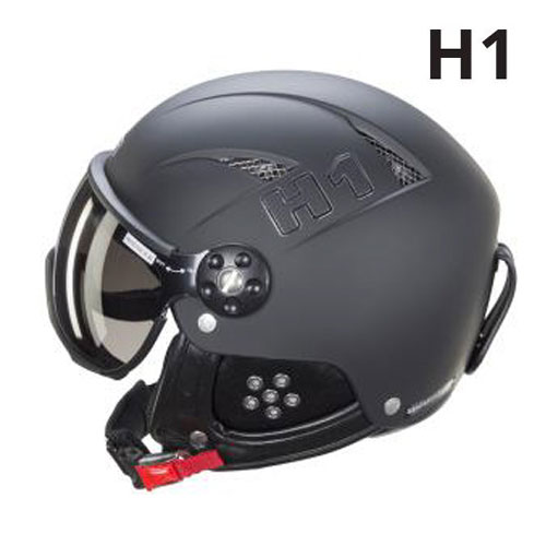 20 햄머 바이저 헬멧H1-002(HEL+VIS)BLACK MAT